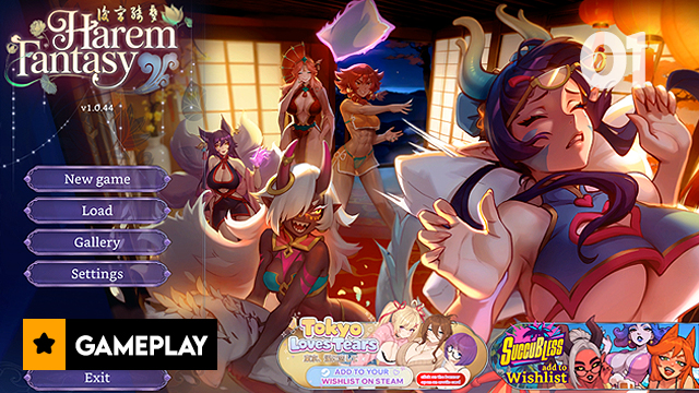 EP1: Harem Fantasy (Gameplay)