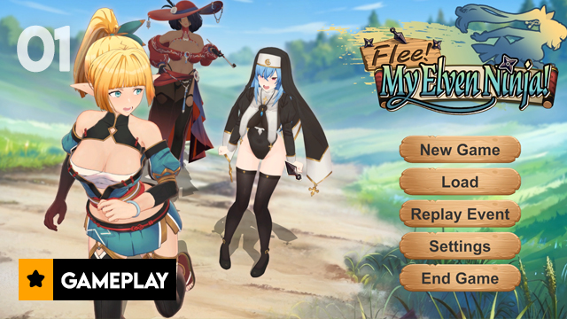 Flee, My Elven Ninja! 3D Gameplay Part 1