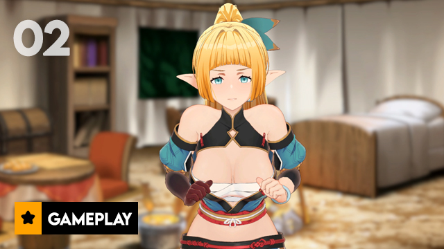 Flee, My Elven Ninja! 3D Gameplay Part 2 – Lizet’s Training and Exploration Begins