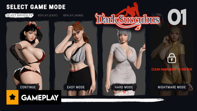 Dark Succubus Gameplay Part 1 — 5 Runs in Easy Story Mode